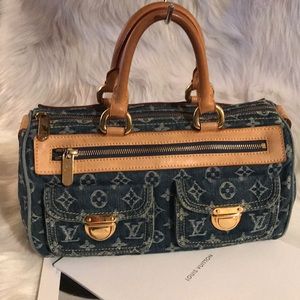💯% Authentic Louis Vuitton Monogram Denim Speedy